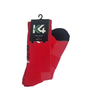 Red and Black Grip Socks – GRIPTEC