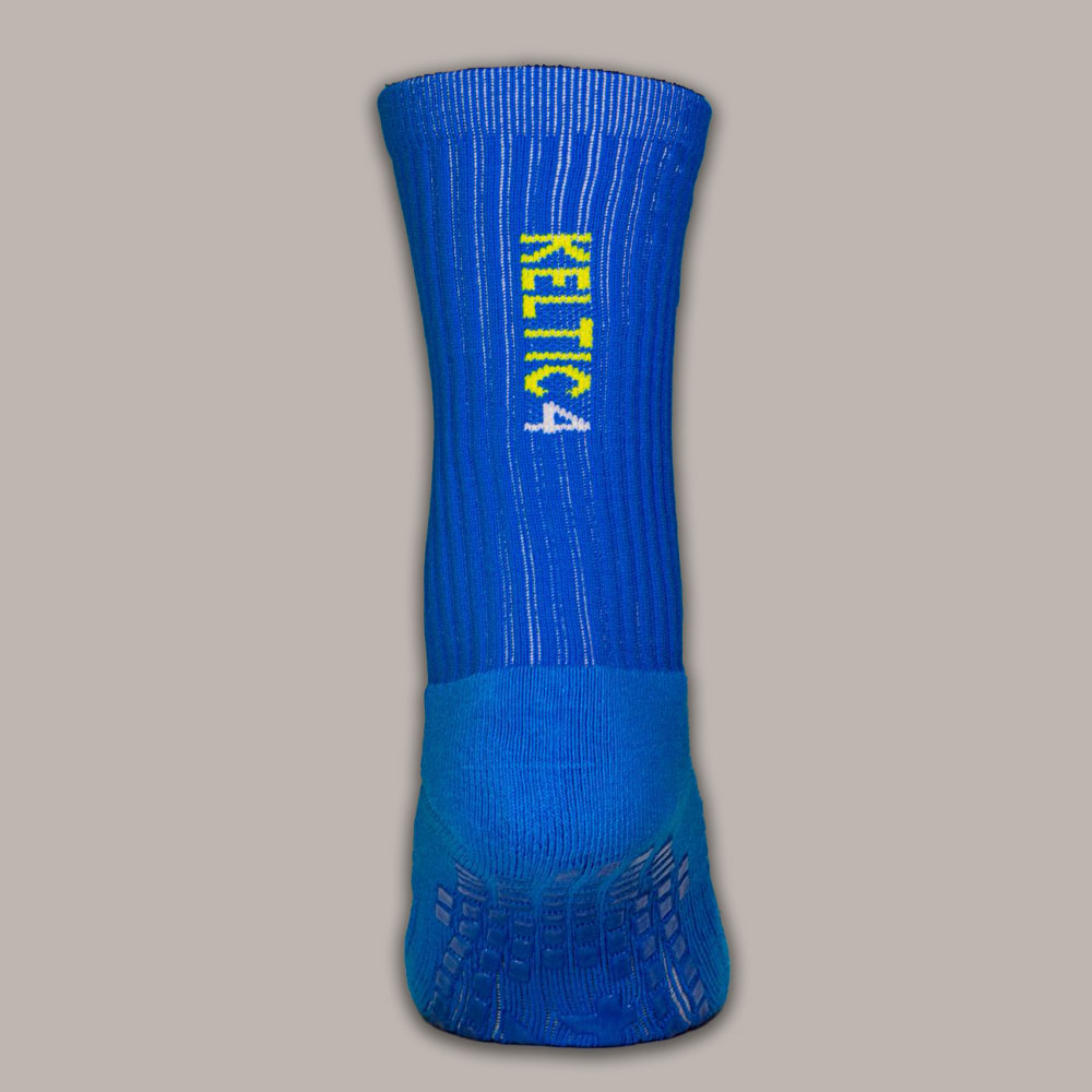 K-Pro Grip Socks Blue / Yellow - Image 2